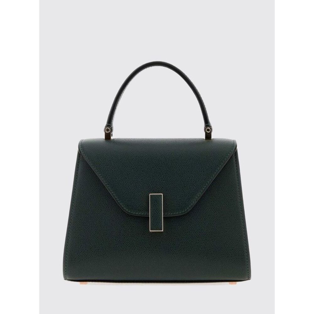 Valextra Women Valextra Iside Mini Grained Calfskin Handbag With Shoulder Strap